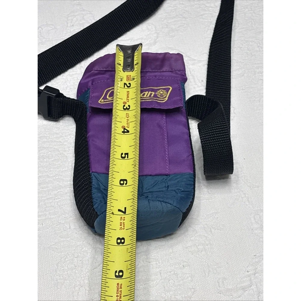 Vintage Coleman Purple Hip Waist Hiking Pack Water Bottle Holder Pocket 90's Y2K